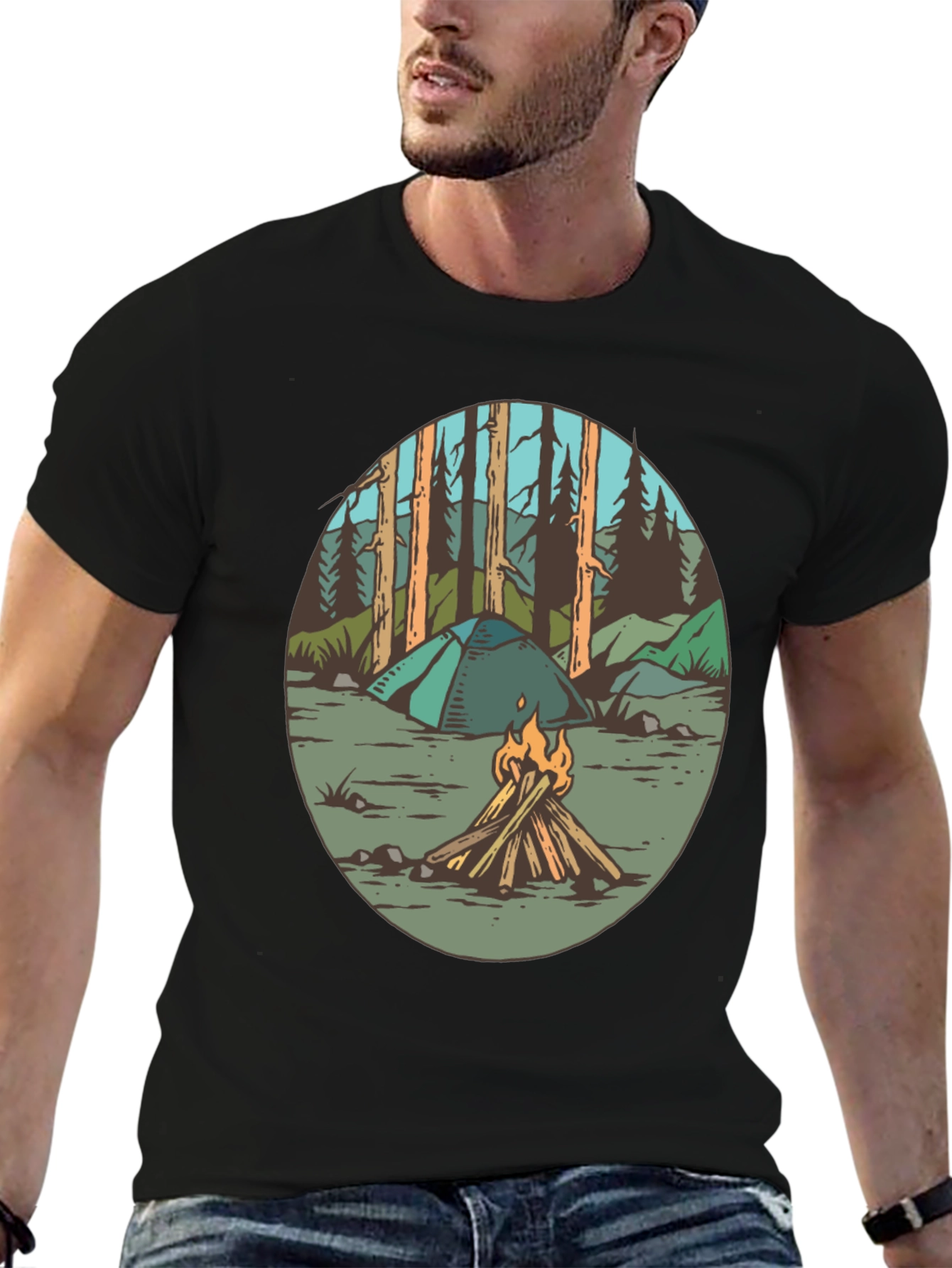 Camping Adventure Graphic Tee