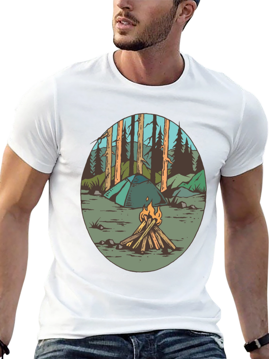 Camping Adventure Graphic Tee
