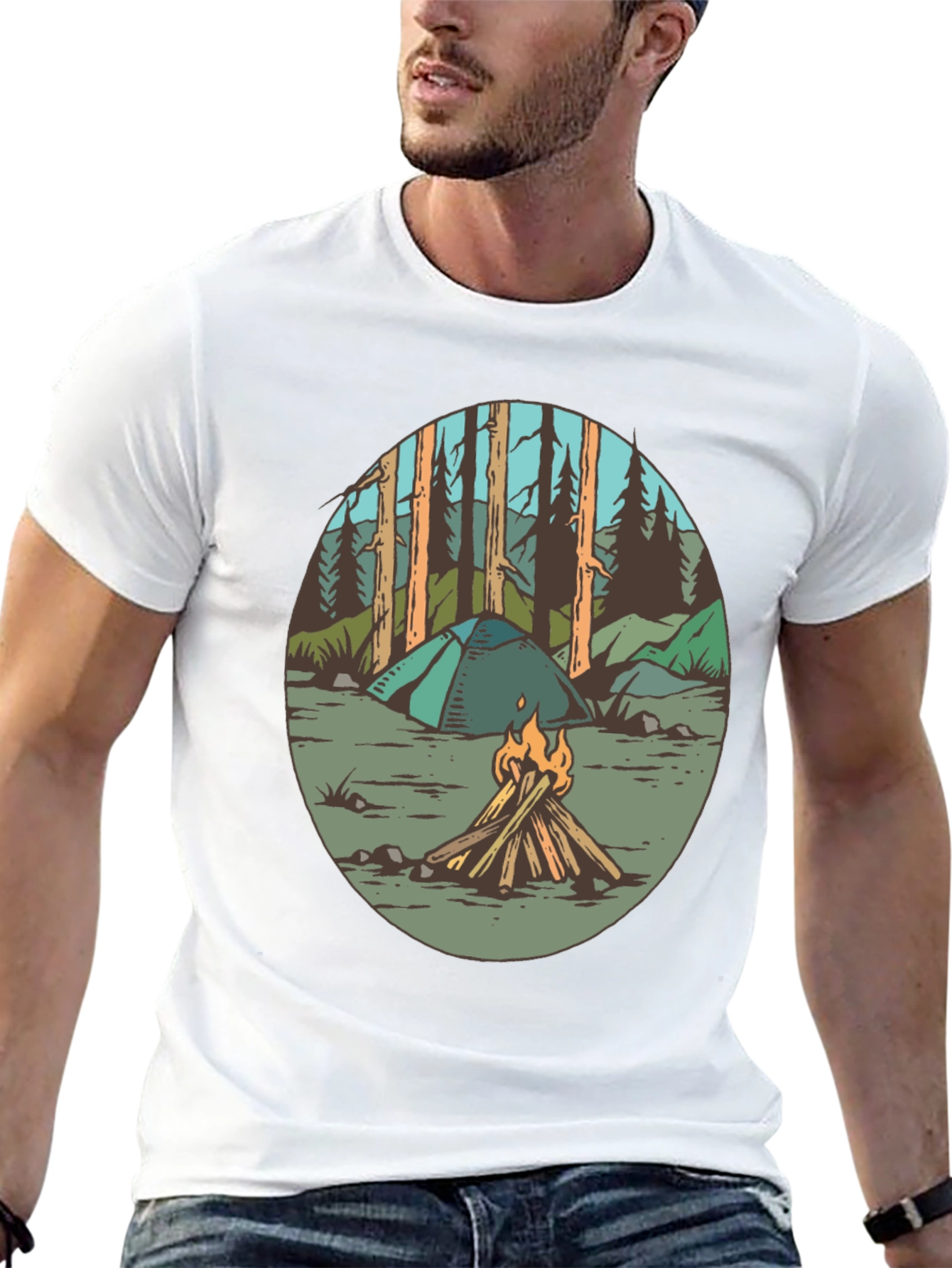 Camping Adventure Graphic Tee