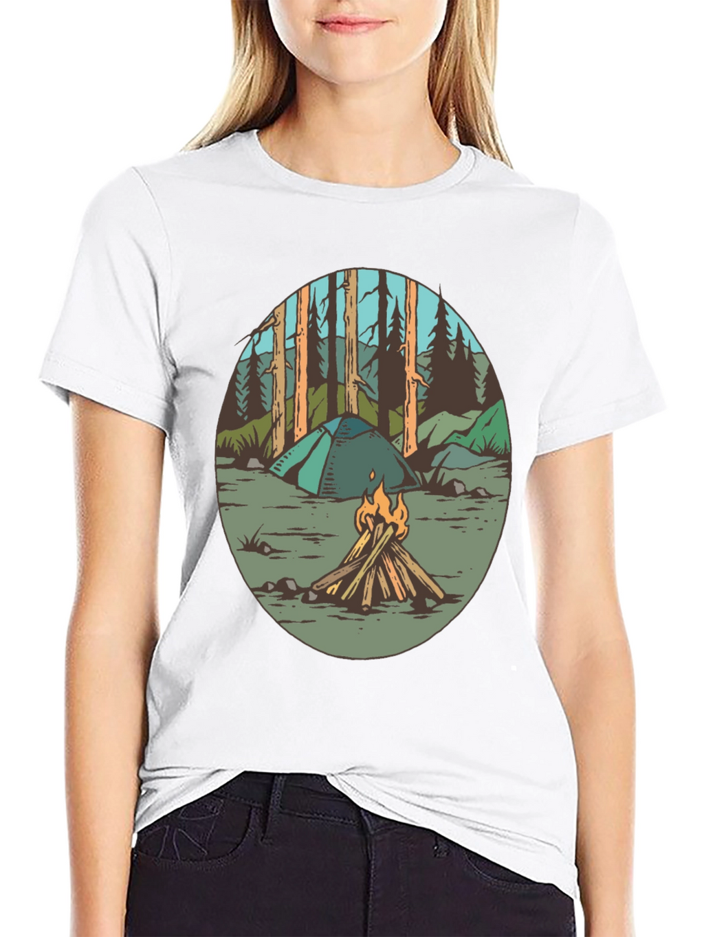 Camping Adventure Graphic Tee