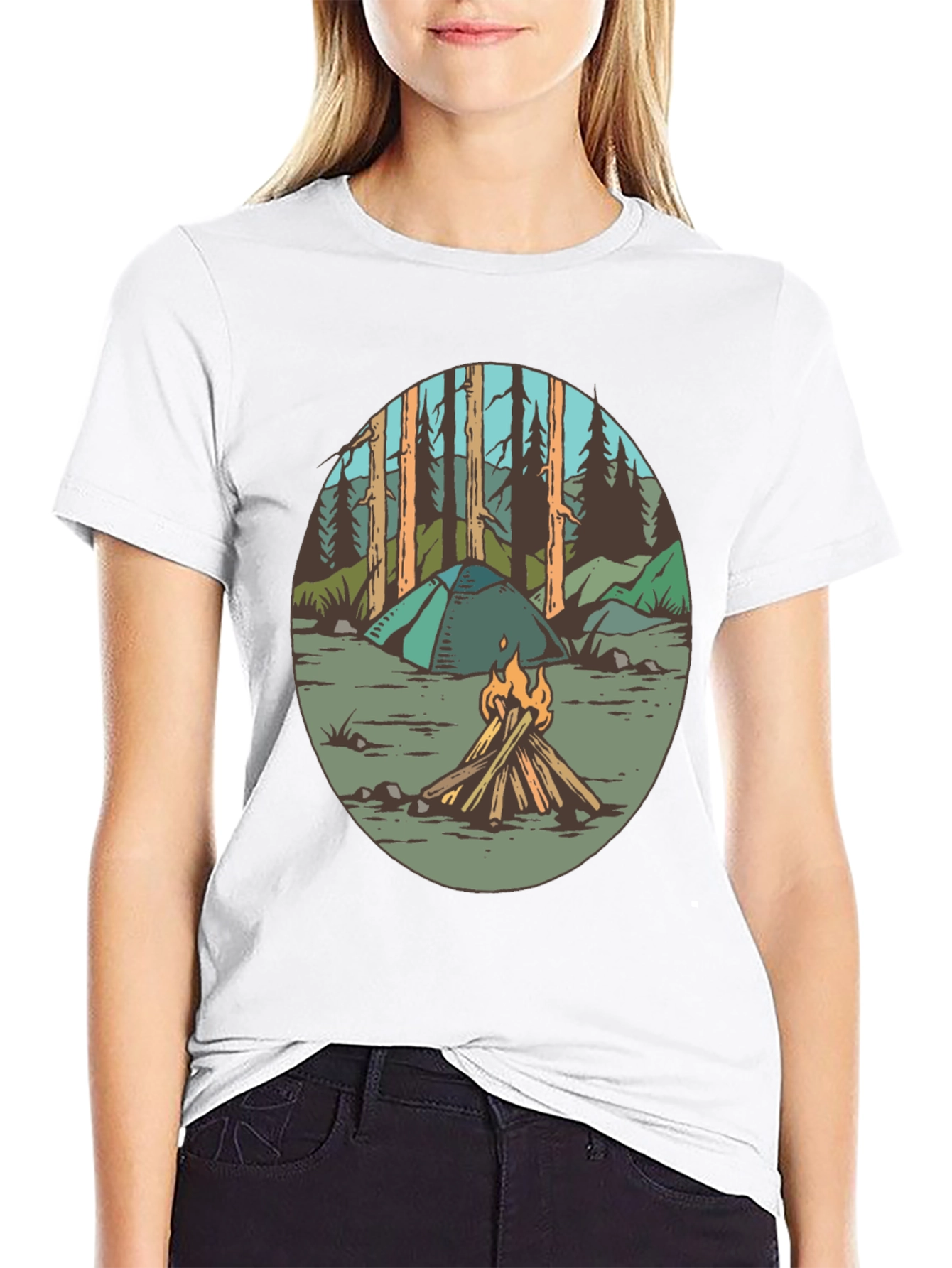 Camping Adventure Graphic Tee