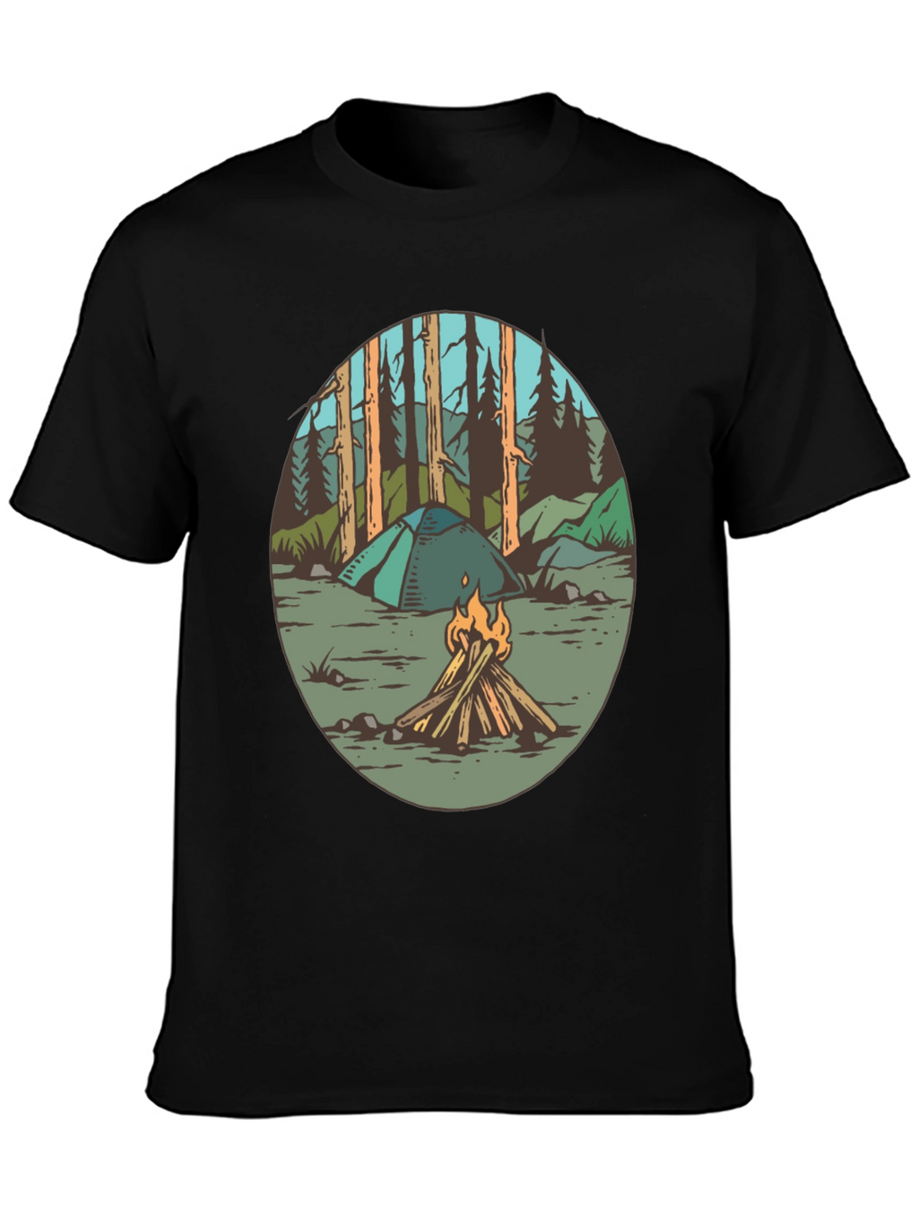 Camping Adventure Graphic Tee
