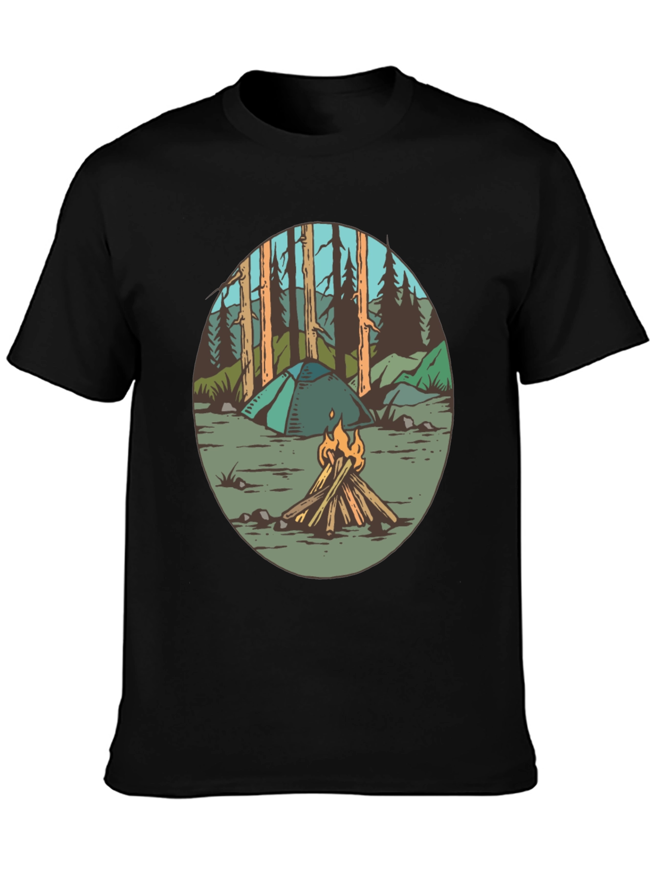 Camping Adventure Graphic Tee
