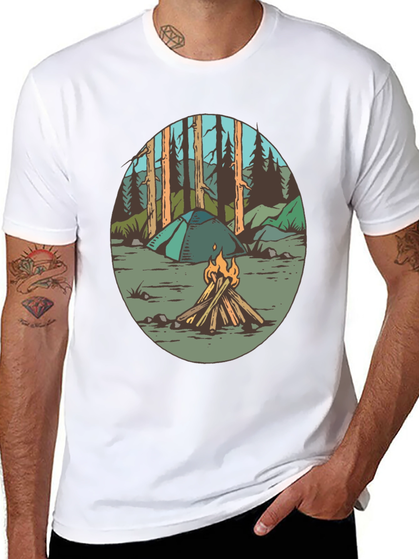 Camping Adventure Graphic Tee