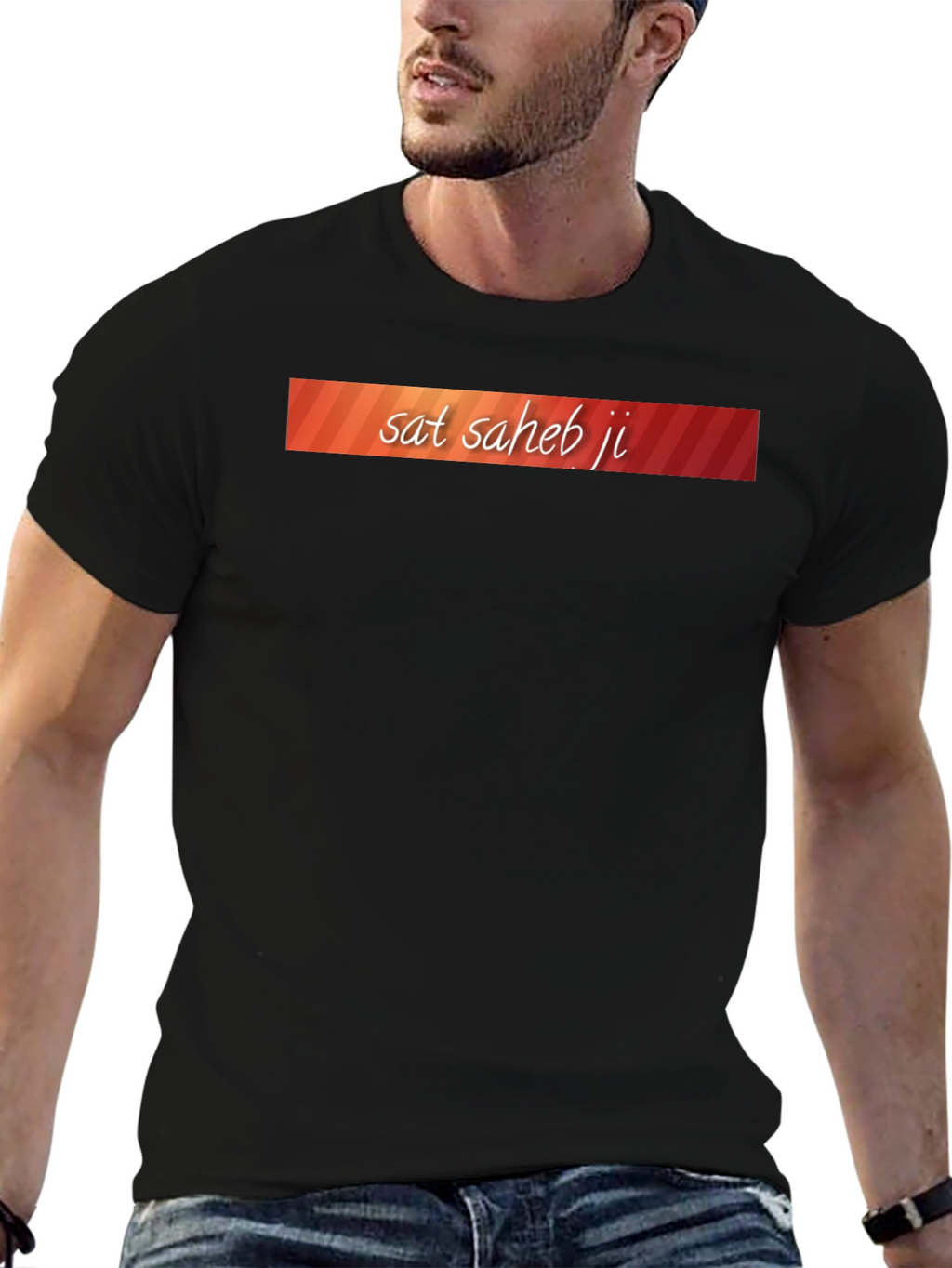 Sat Saheb Ji Graphic Tee - Stylish Casual Wear