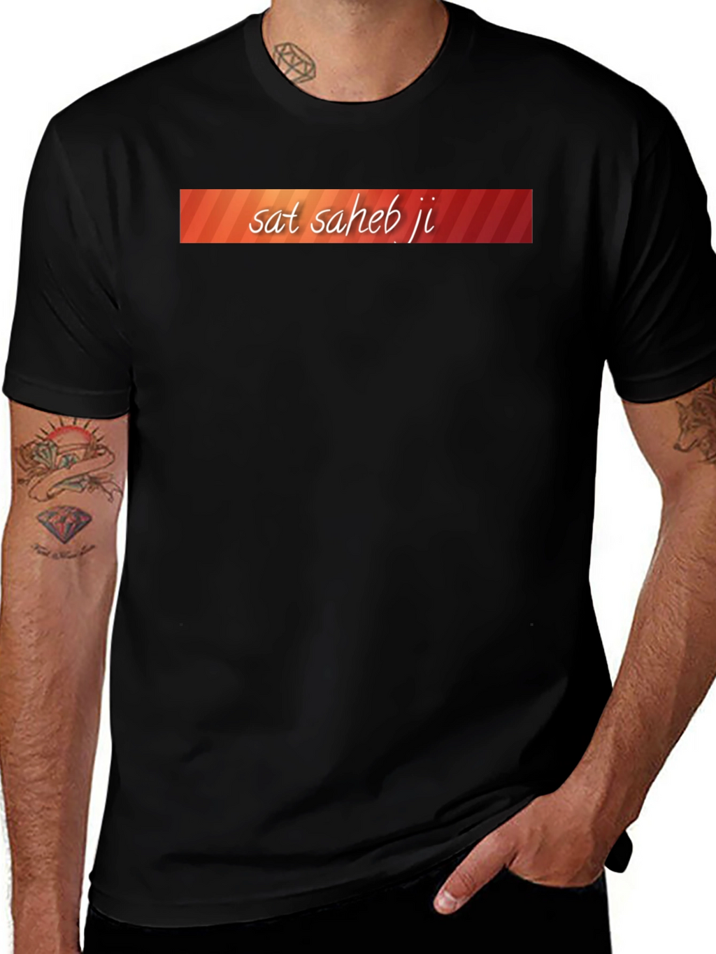 Sat Saheb Ji Graphic Tee - Stylish Casual Wear