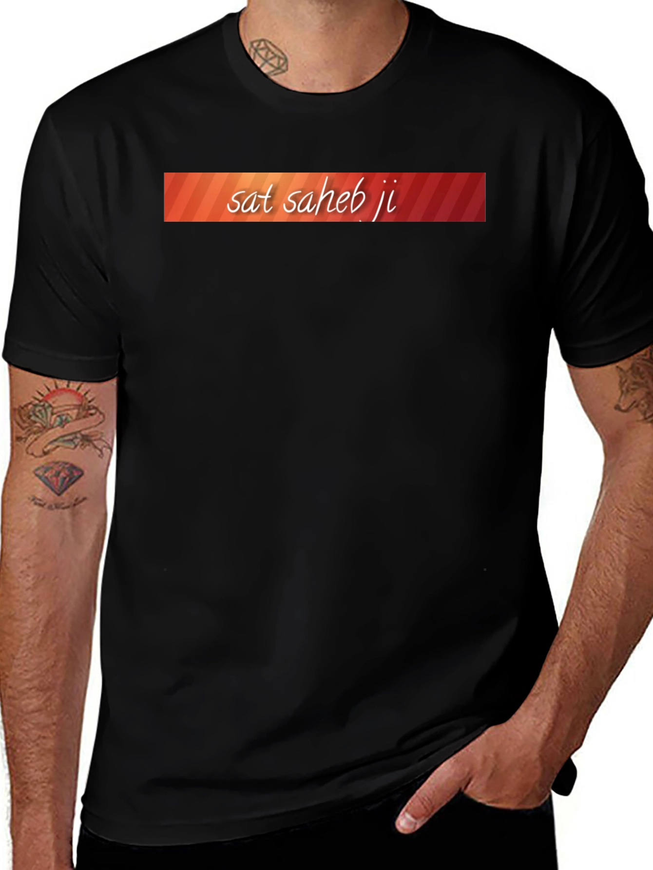 Sat Saheb Ji Graphic Tee - Stylish Casual Wear