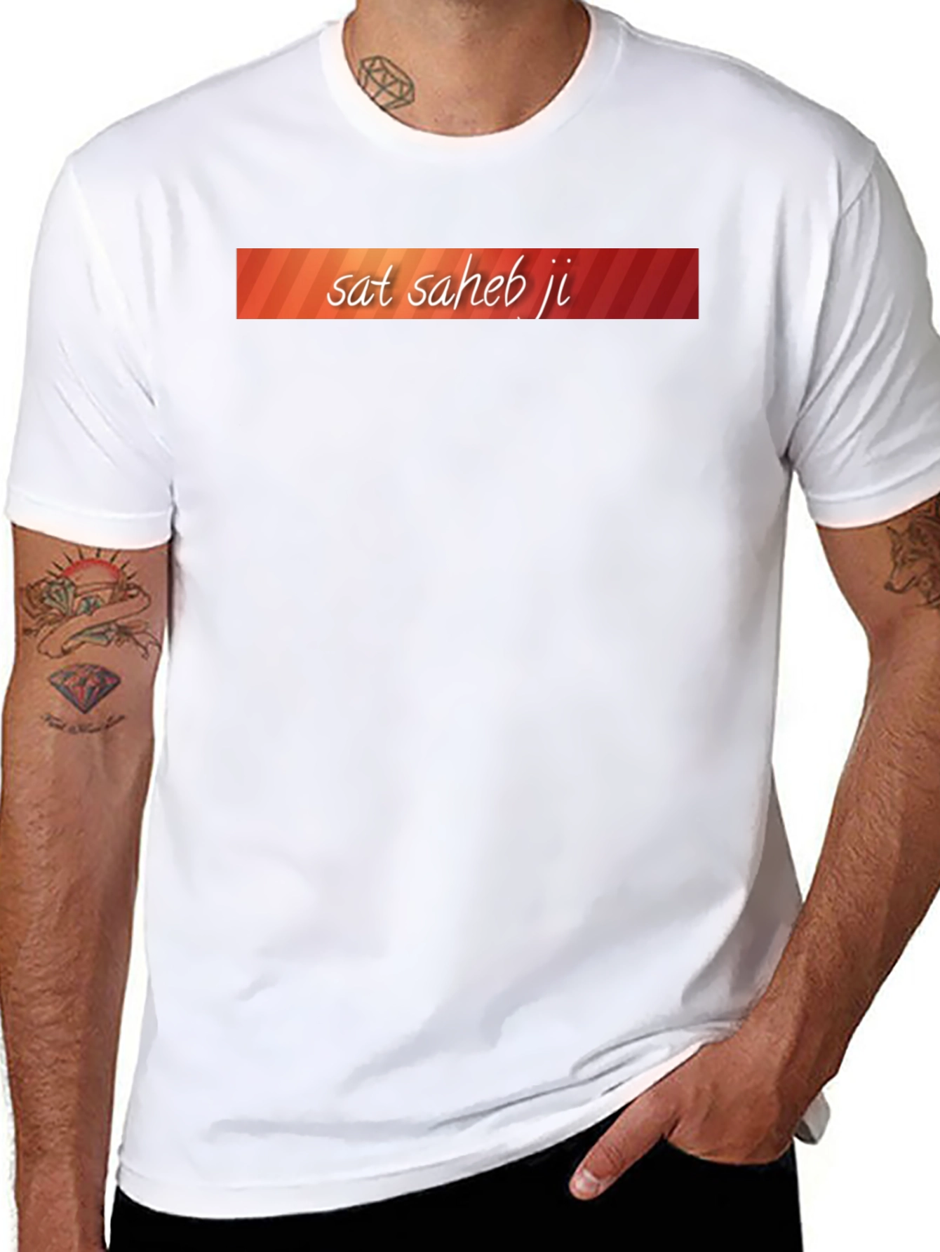 Sat Saheb Ji Graphic Tee - Stylish Casual Wear