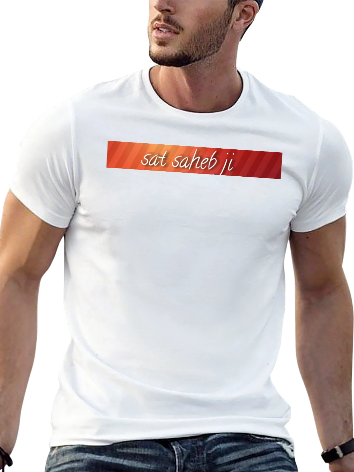 Sat Saheb Ji Graphic Tee - Stylish Casual Wear