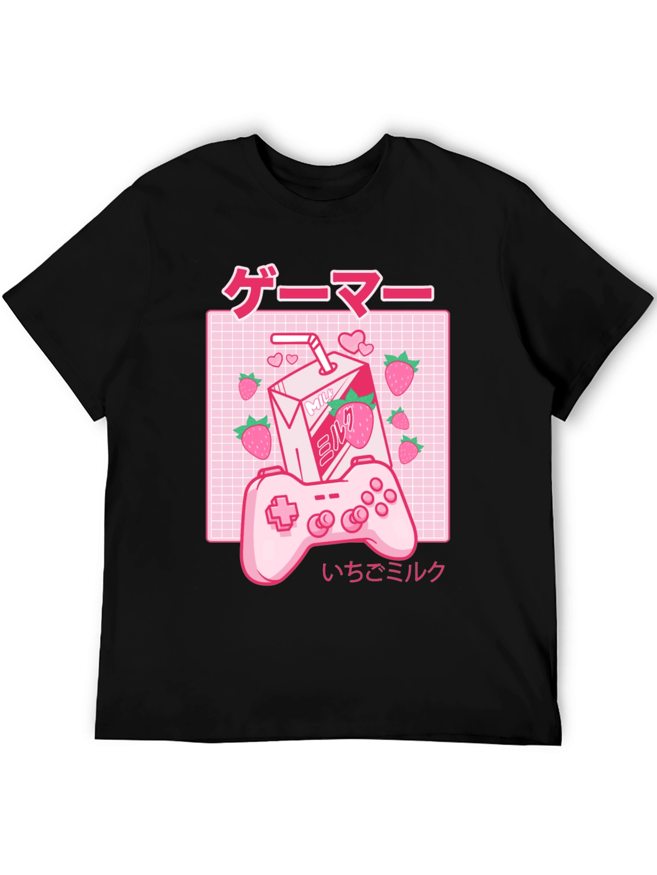 Gamer Milk Strawberry T-Shirt
