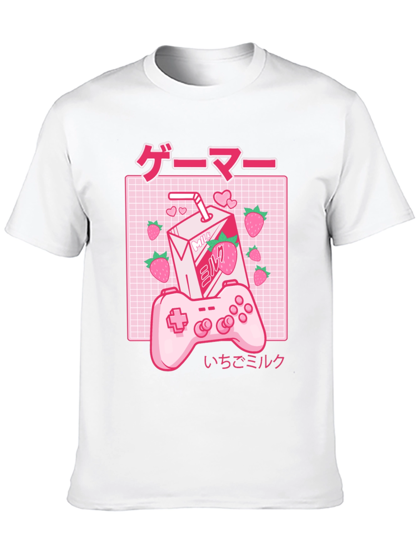 Gamer Milk Strawberry T-Shirt