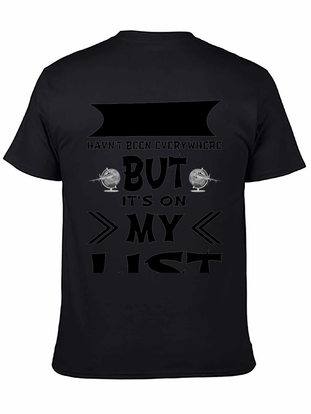 Travelers Bucket List Graphic Tee