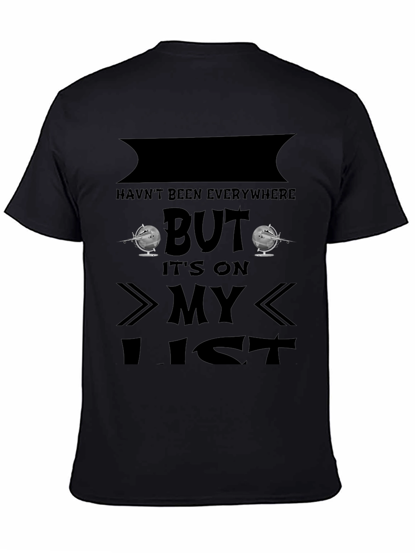 Travelers Bucket List Graphic Tee