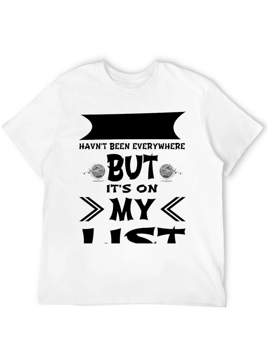 Travelers Bucket List Graphic Tee