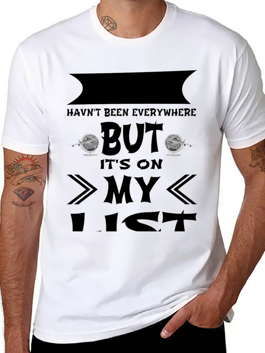 Travelers Bucket List Graphic Tee