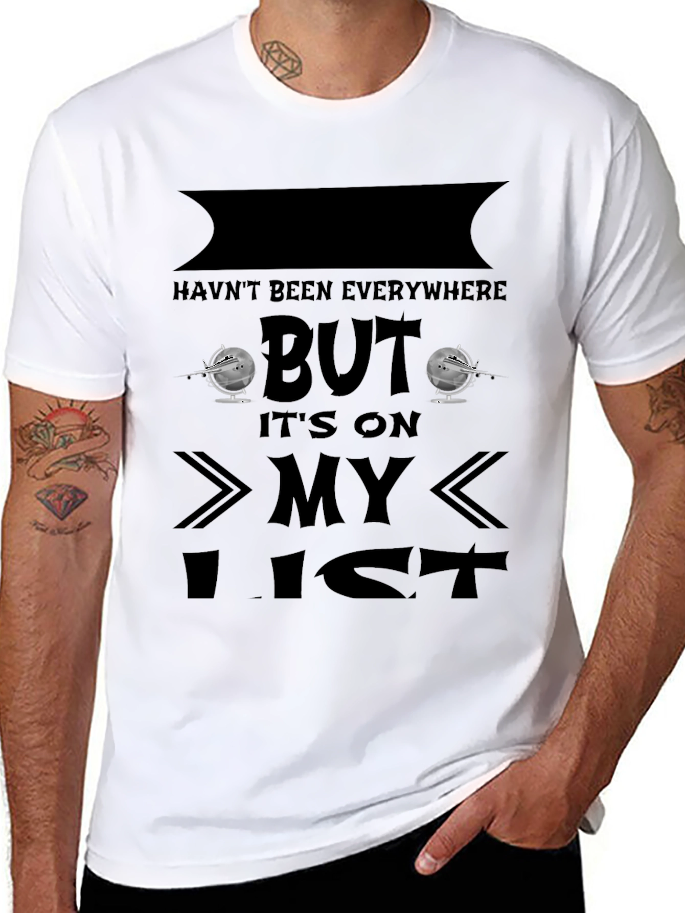 Travelers Bucket List Graphic Tee