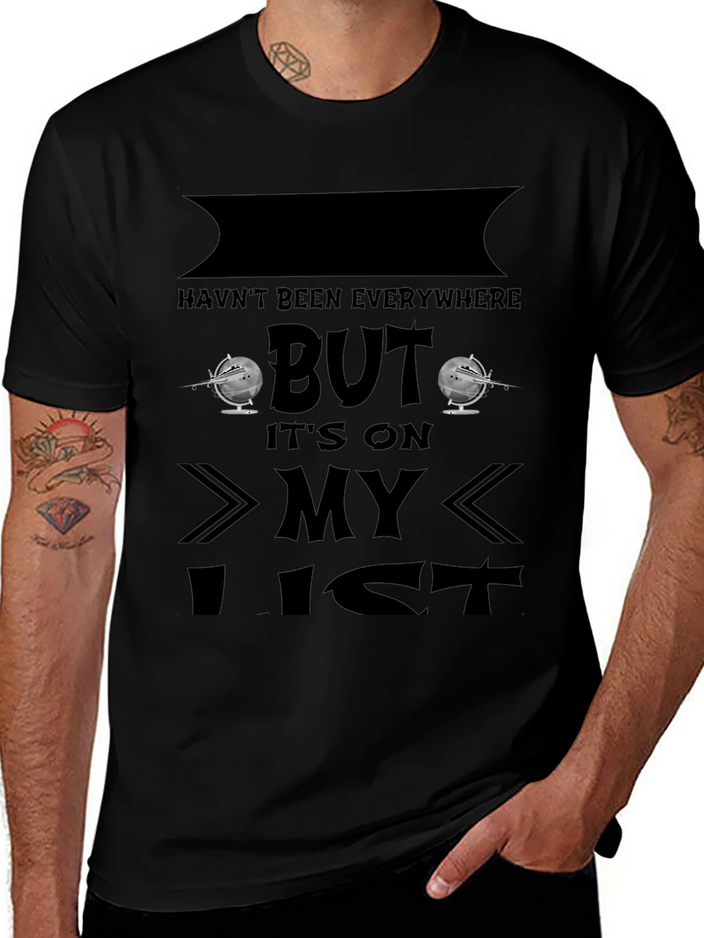 Travelers Bucket List Graphic Tee