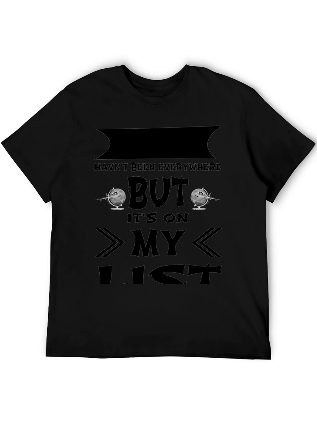 Travelers Bucket List Graphic Tee
