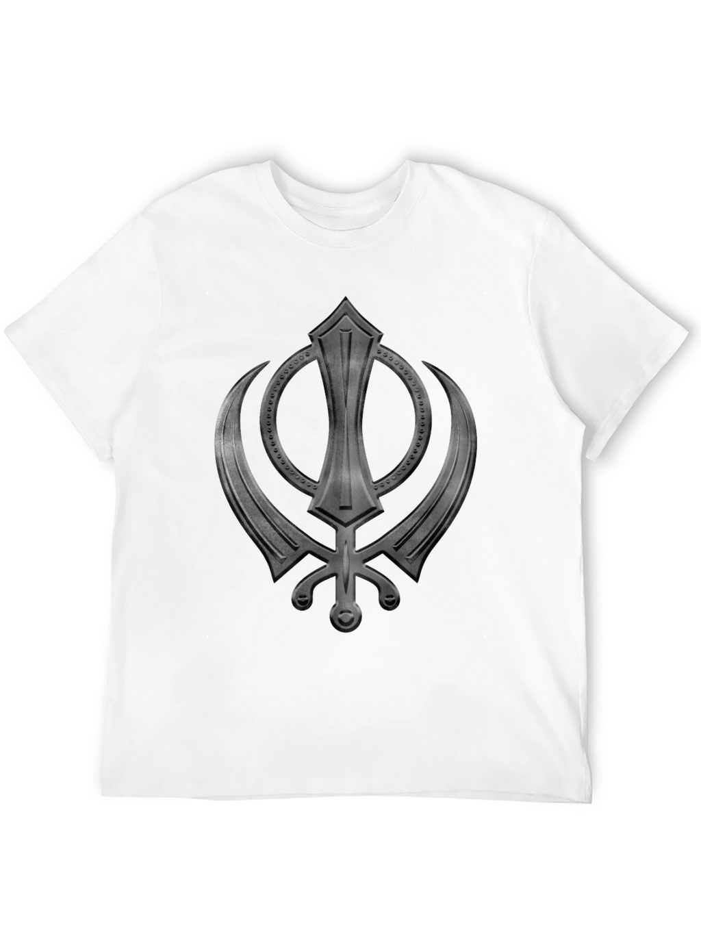 Khalsa Symbol Graphic T-Shirt - Black Cotton Tee