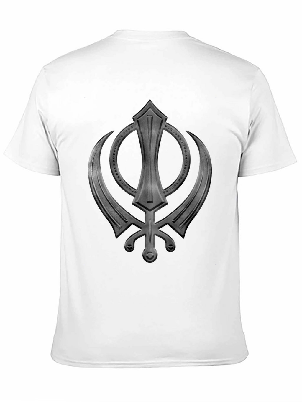 Khalsa Symbol Graphic T-Shirt - Black Cotton Tee