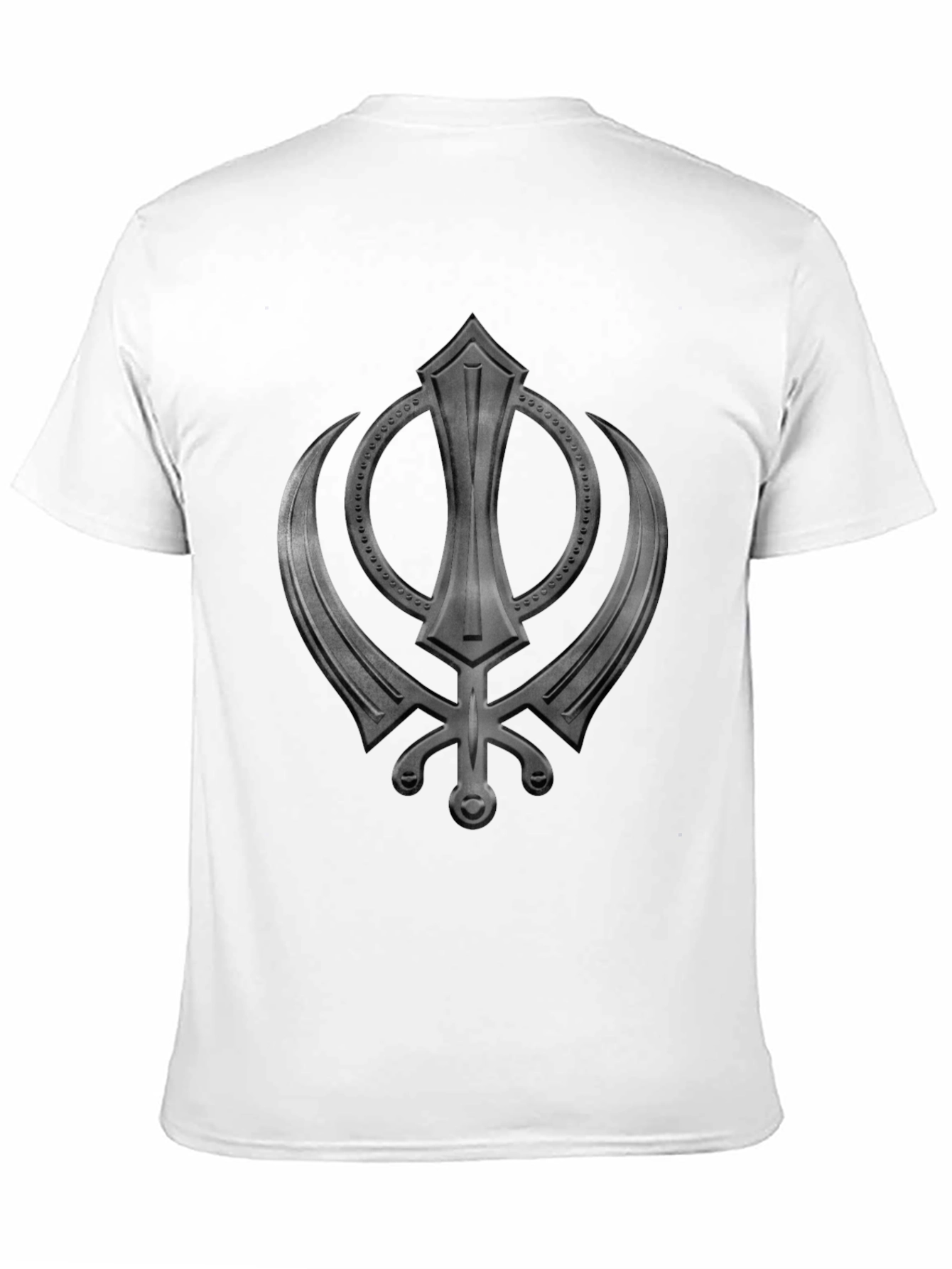 Khalsa Symbol Graphic T-Shirt - Black Cotton Tee