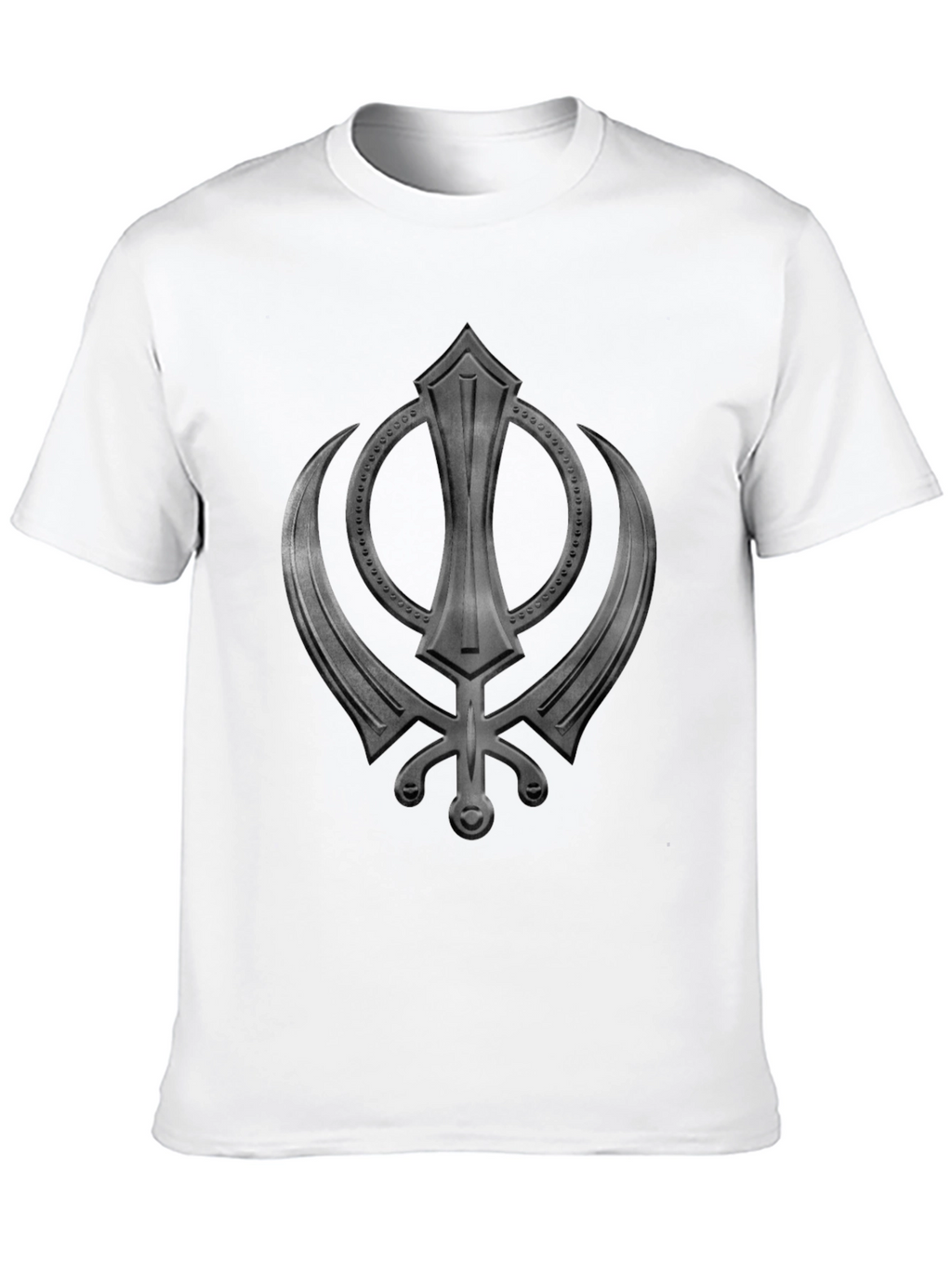 Khalsa Symbol Graphic T-Shirt - Black Cotton Tee