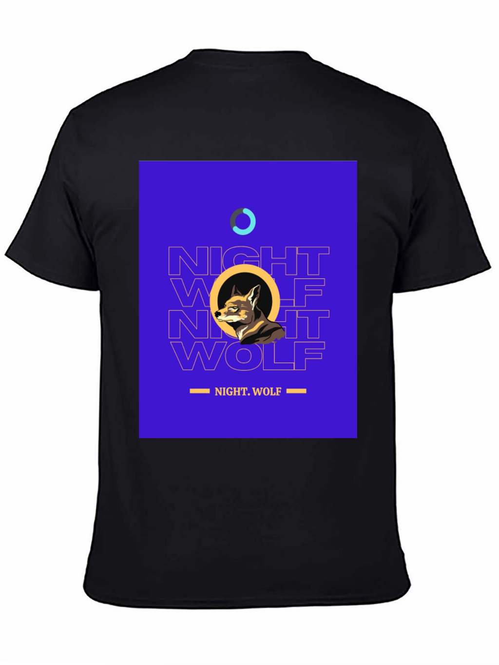 Night Wolf Graphic Tee - Stylish Mens T-Shirt