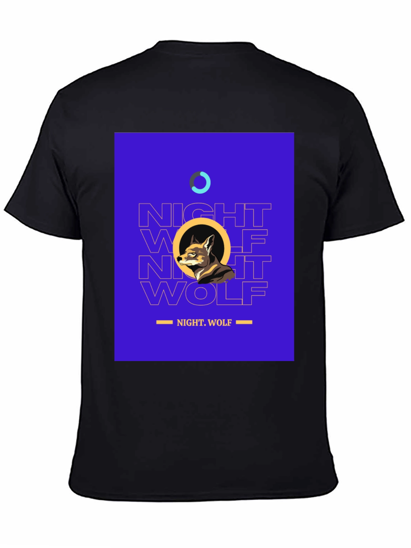 Night Wolf Graphic Tee - Stylish Mens T-Shirt