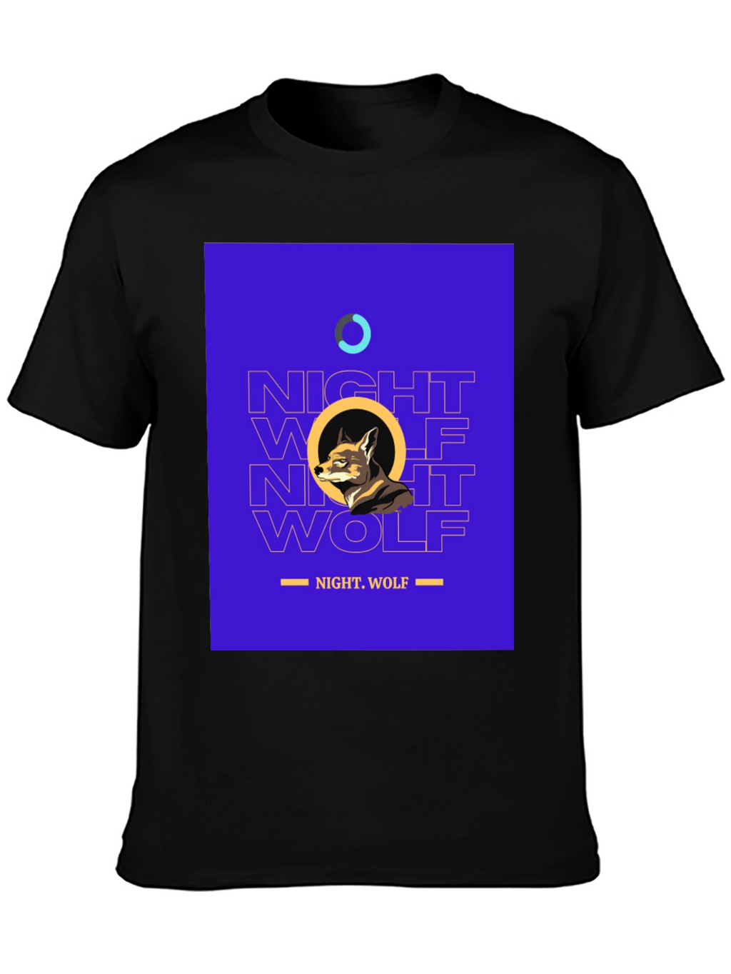 Night Wolf Graphic Tee - Stylish Mens T-Shirt