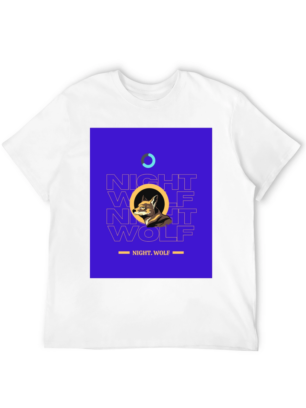 Night Wolf Graphic Tee - Stylish Mens T-Shirt
