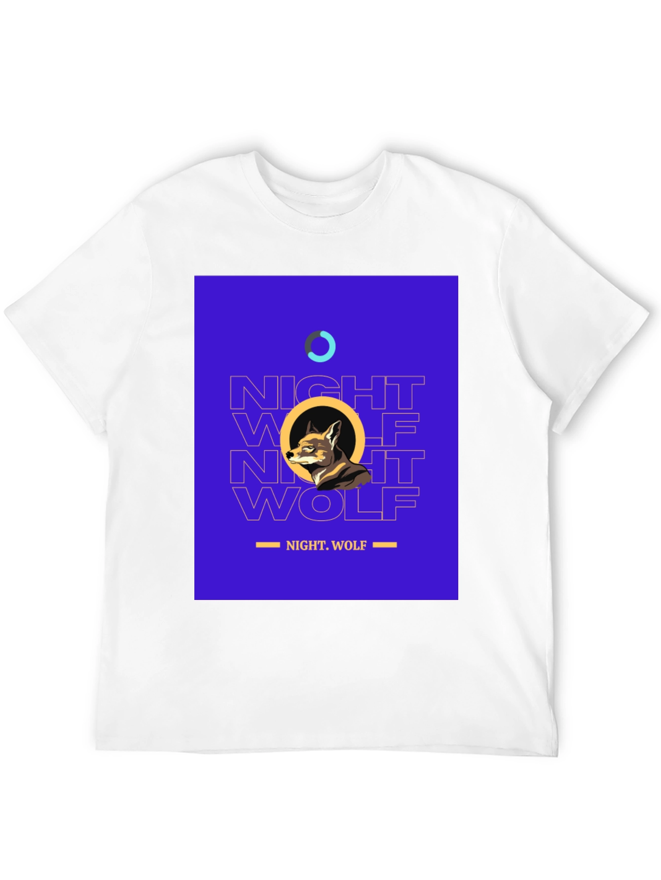 Night Wolf Graphic Tee - Stylish Mens T-Shirt