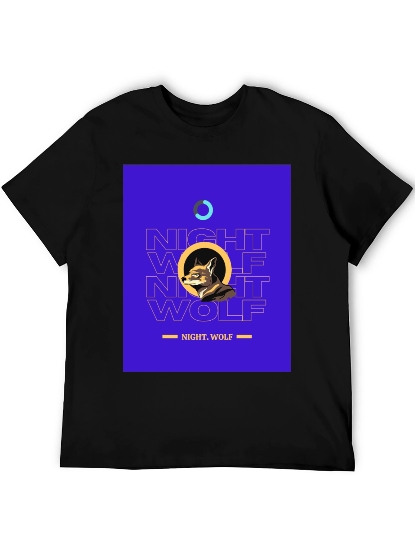 Night Wolf Graphic Tee - Stylish Mens T-Shirt