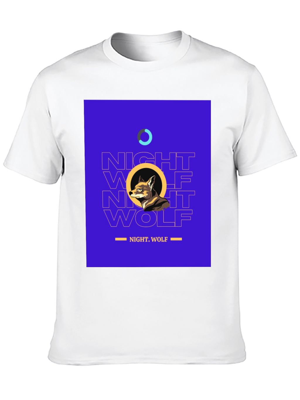 Night Wolf Graphic Tee - Stylish Mens T-Shirt