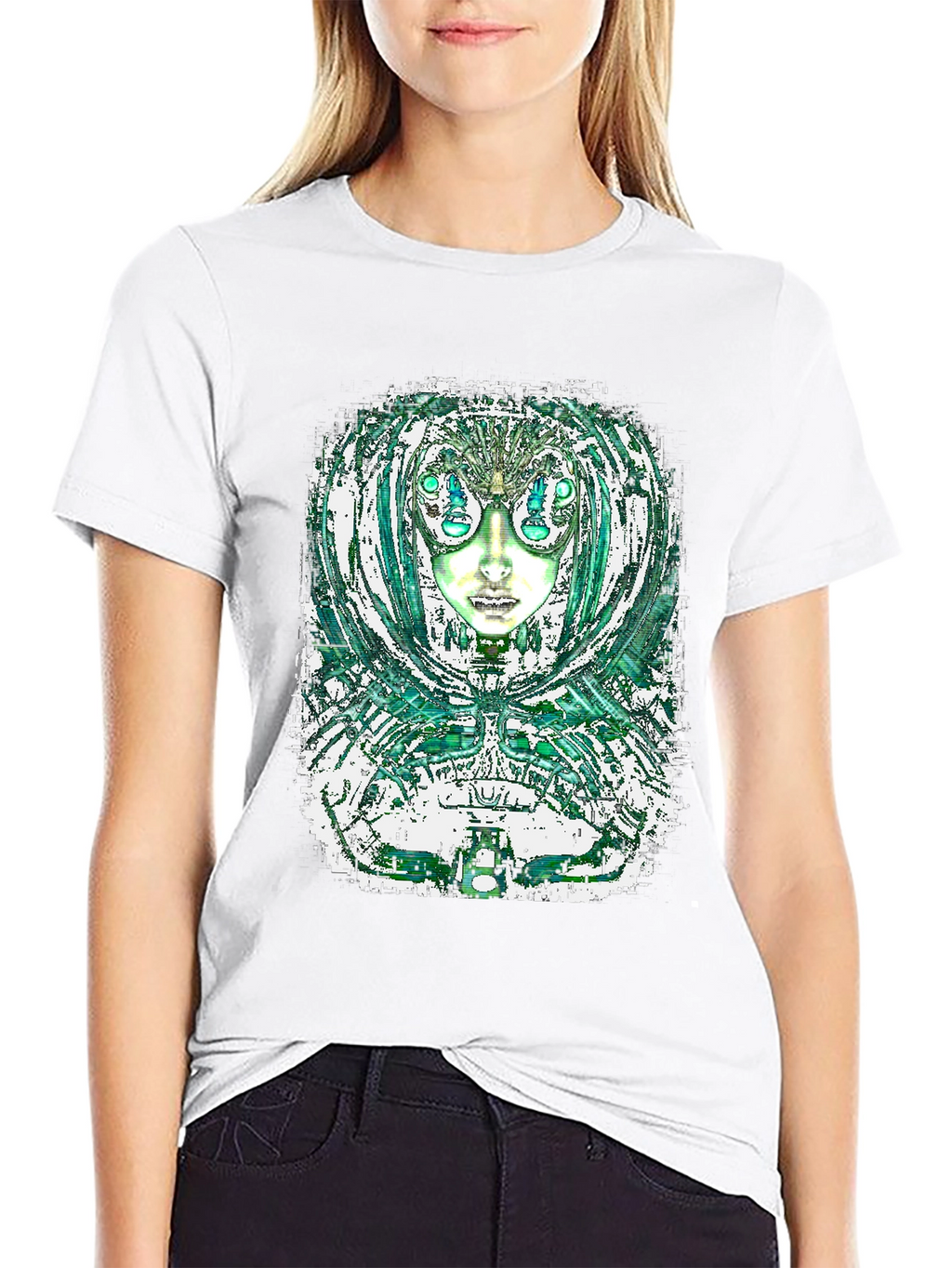 Abstract Alien Graphic Tee
