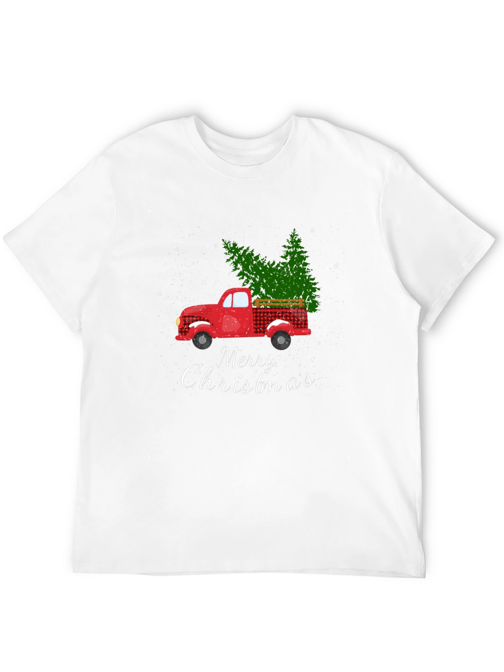 Merry Christmas Truck Graphic T-Shirt