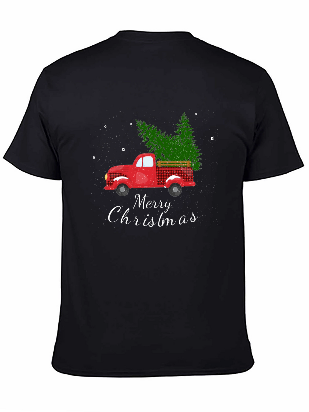 Merry Christmas Truck Graphic T-Shirt