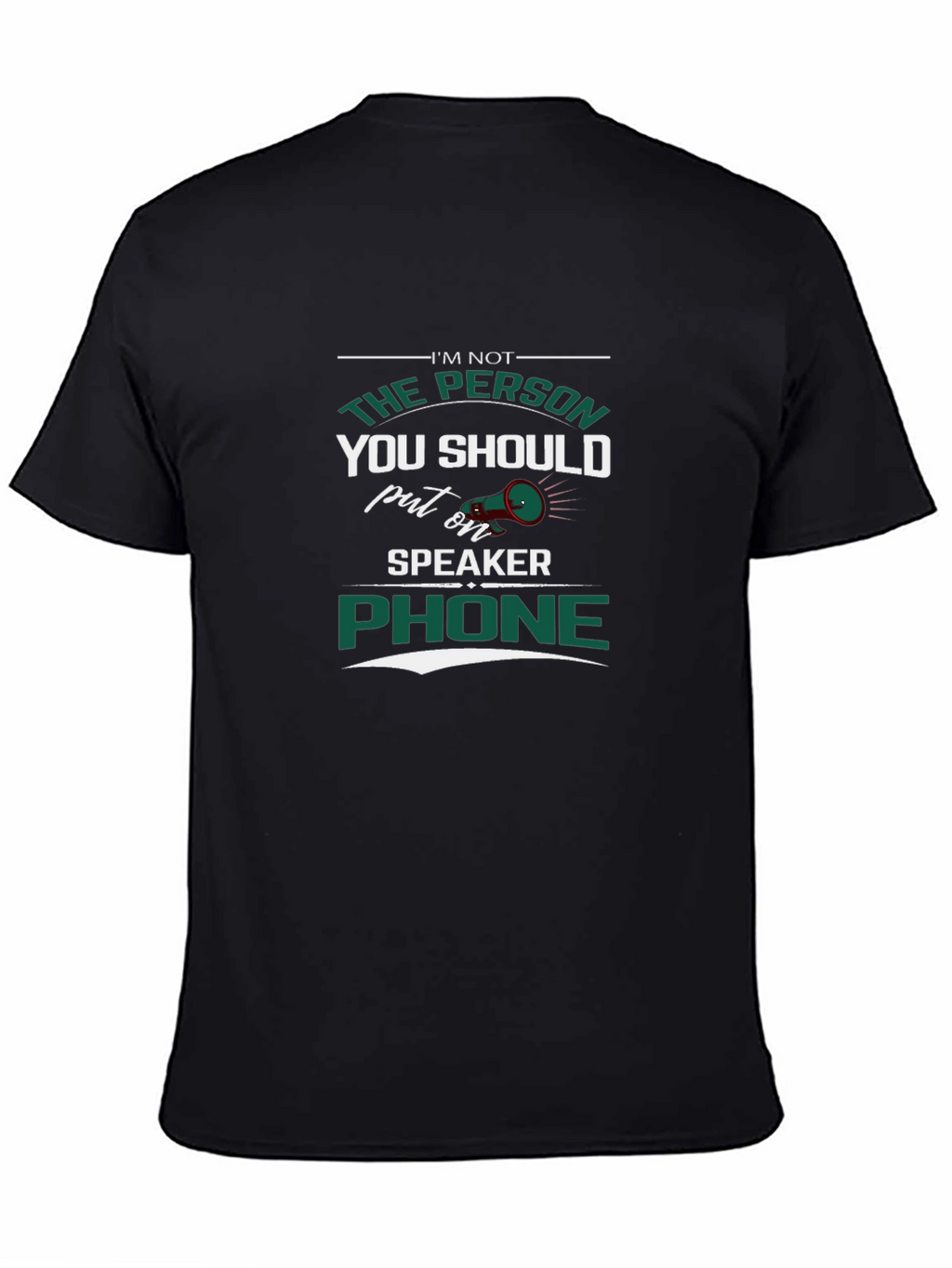 Speaker Phone T-Shirt - Sarcastic Humor Tee