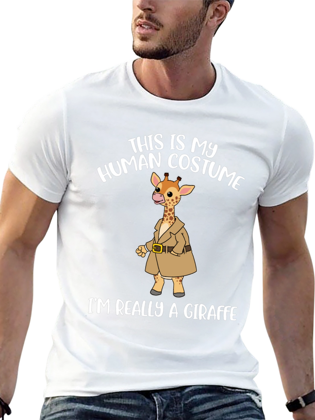 Human Costume Giraffe T-Shirt