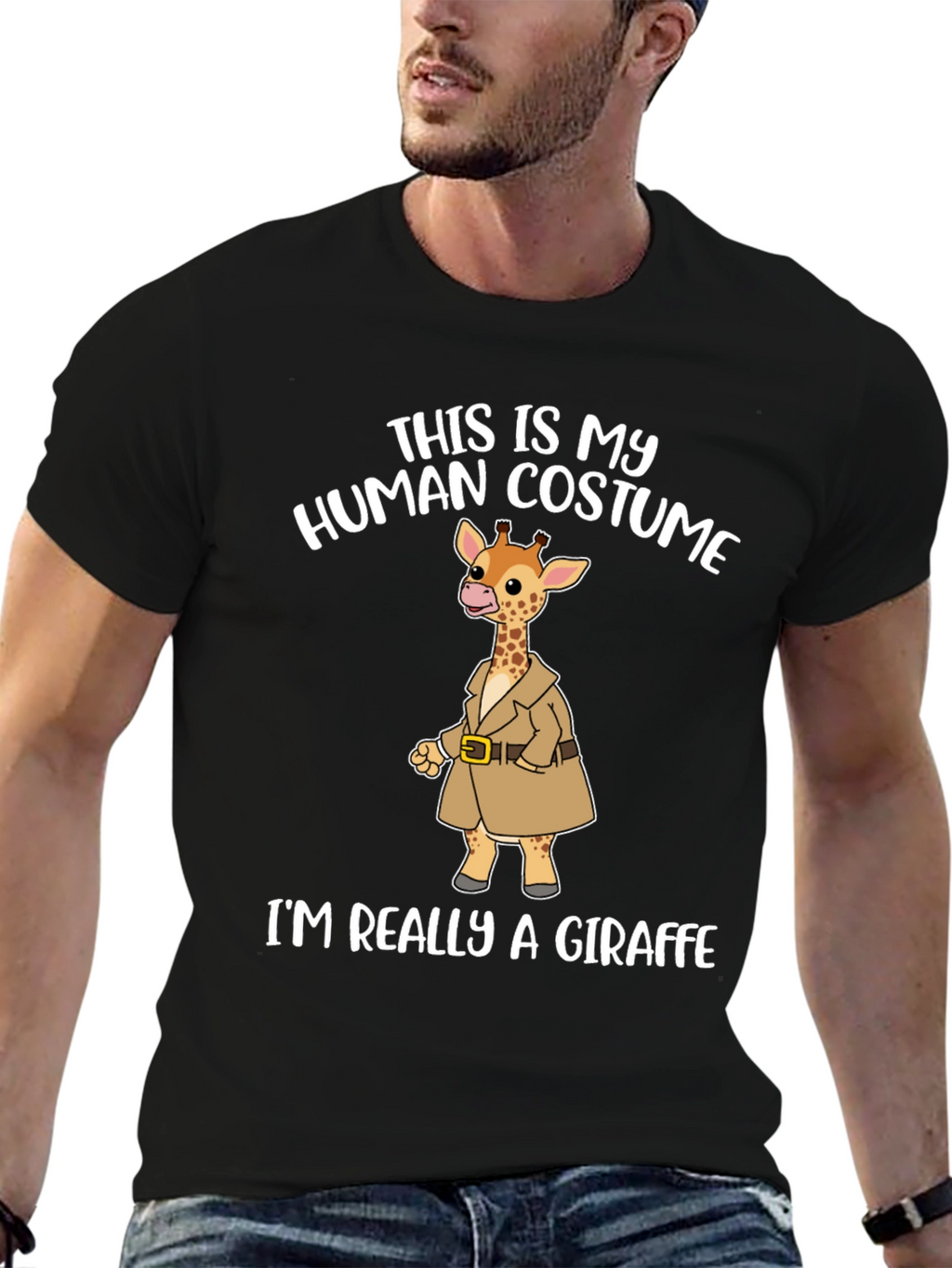 Human Costume Giraffe T-Shirt