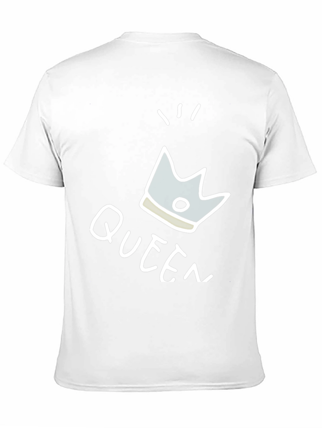 Queen Crown Graphic T-Shirt - Trendy Black Tee