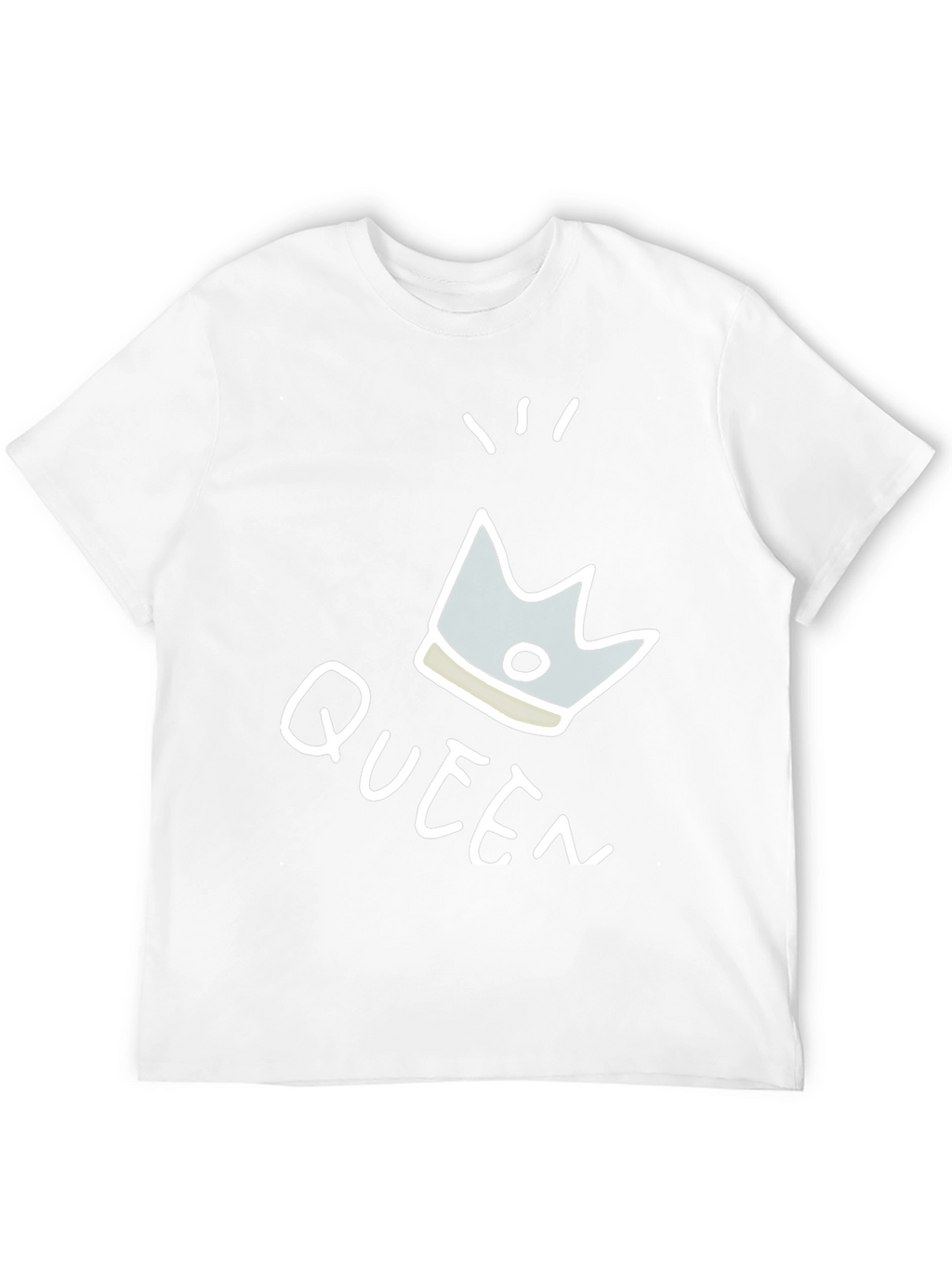 Queen Crown Graphic T-Shirt - Trendy Black Tee