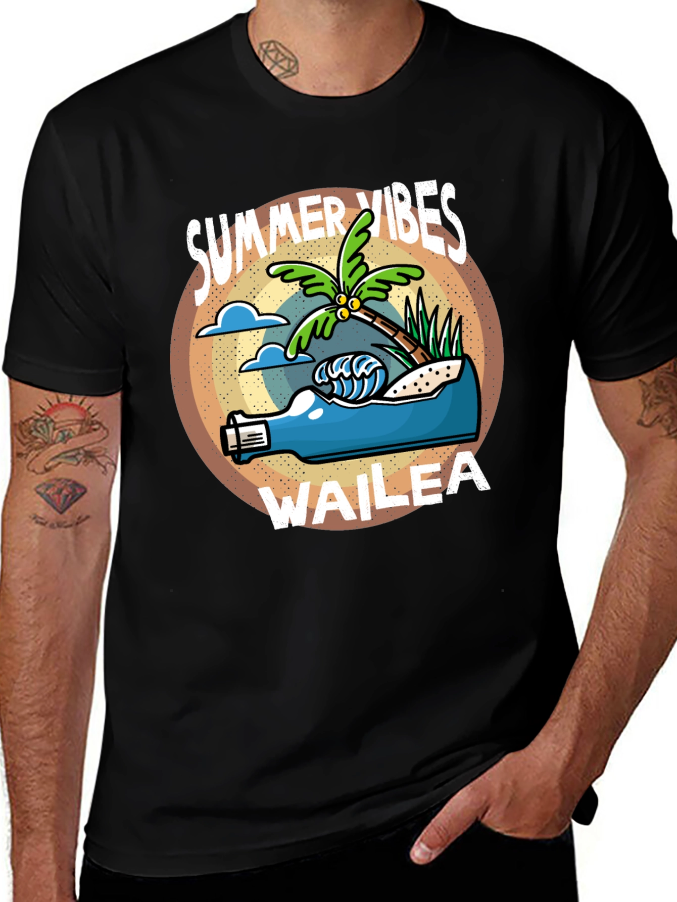 Summer Vibes Wailea Graphic Tee