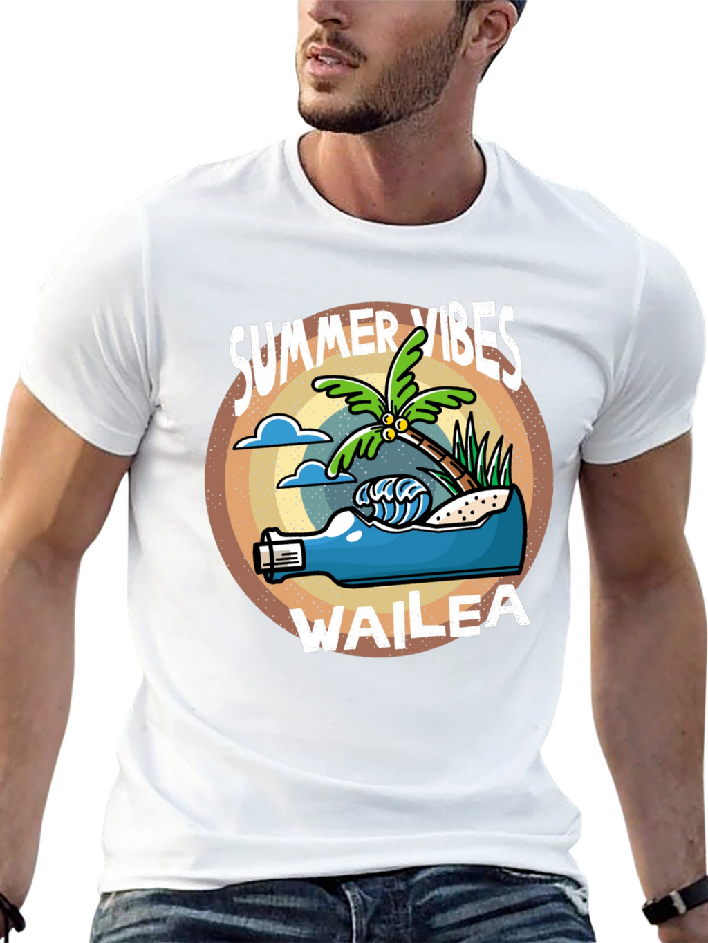 Summer Vibes Wailea Graphic Tee