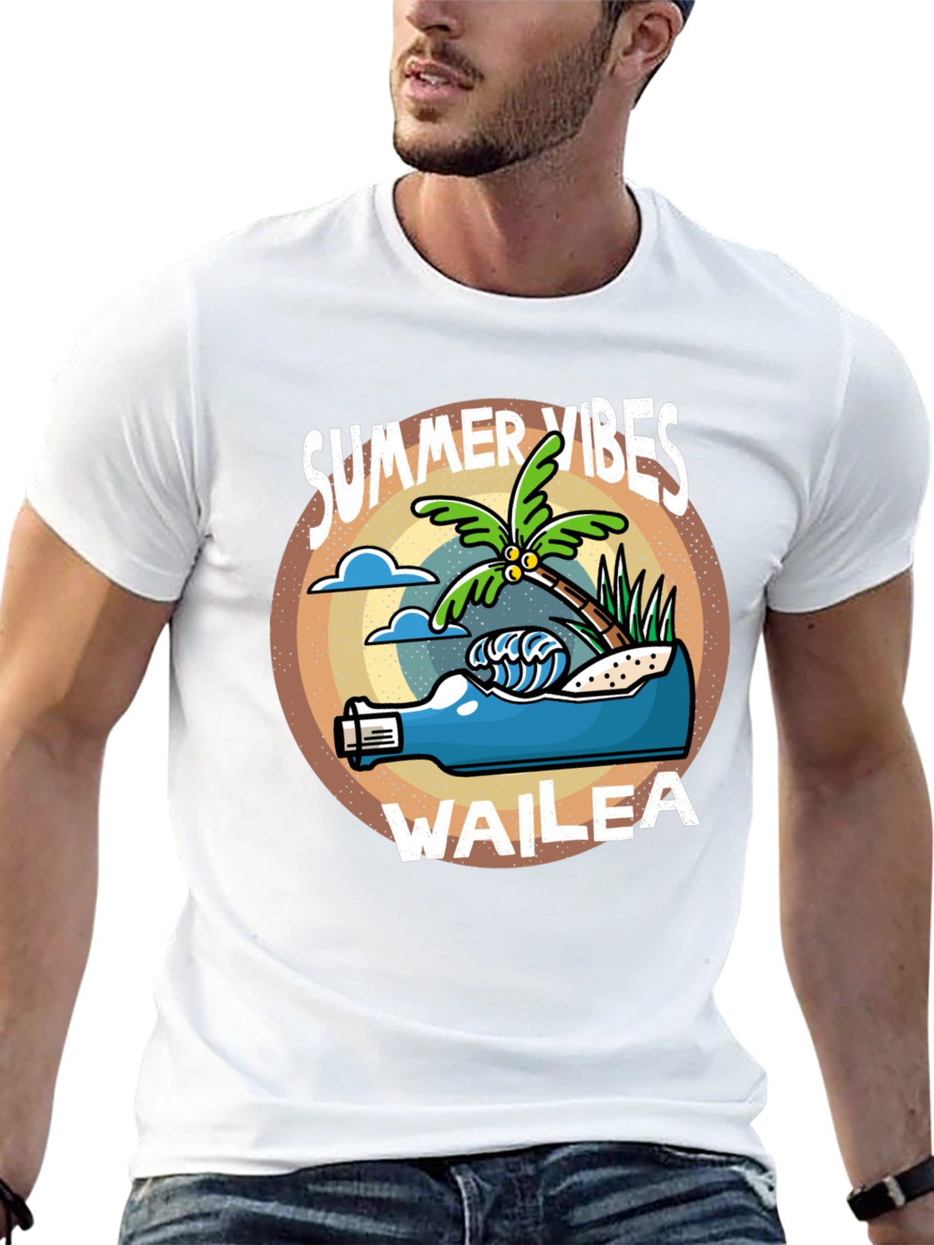 Summer Vibes Wailea Graphic Tee