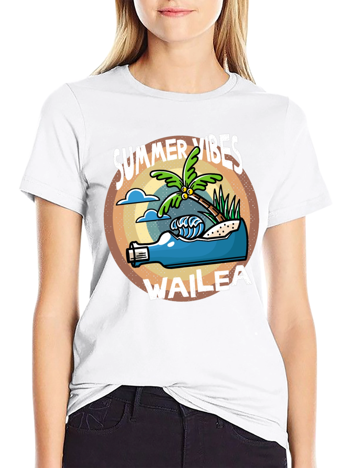 Summer Vibes Wailea Graphic Tee