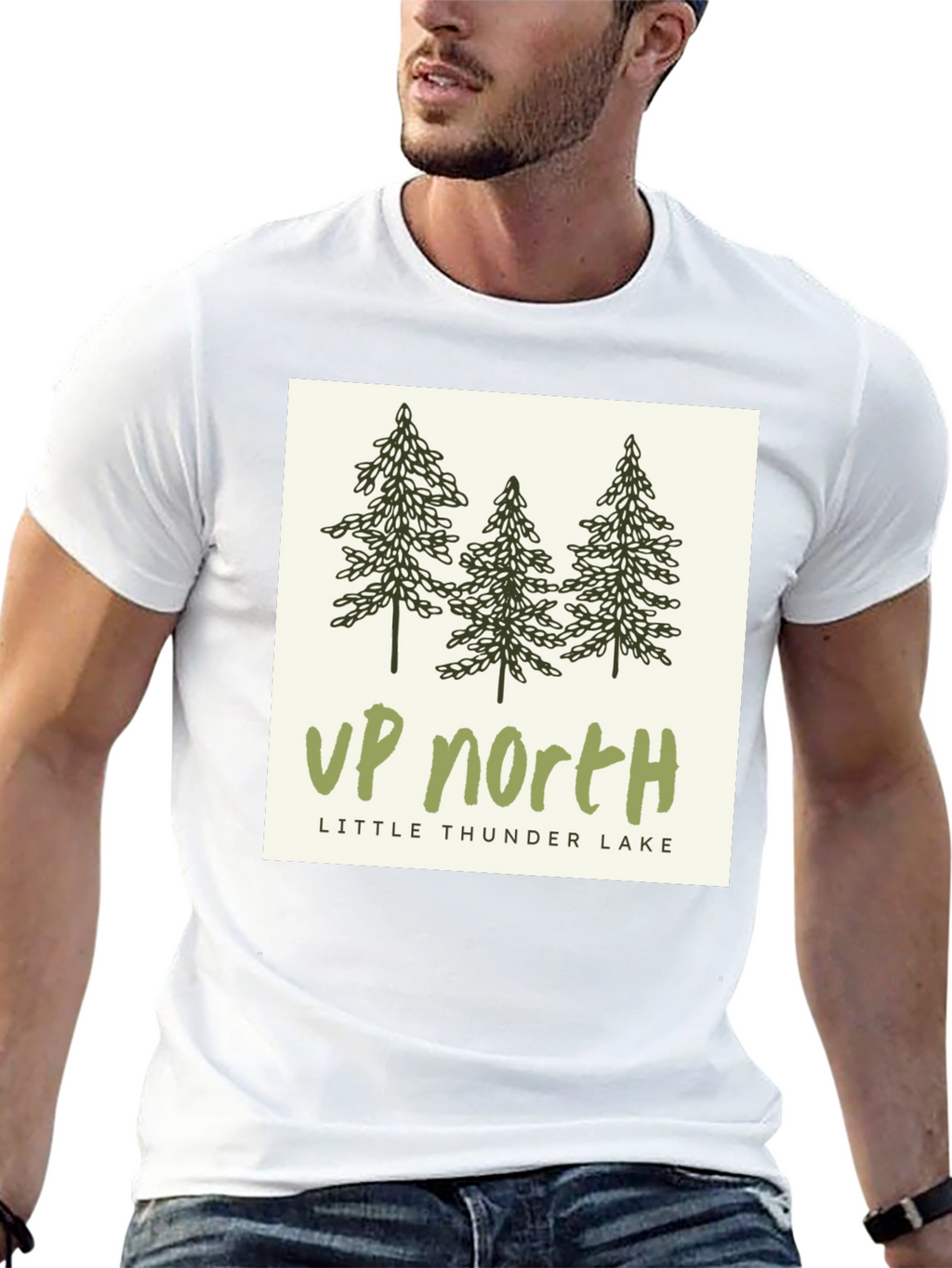 Up North Little Thunder Lake Graphic Tee