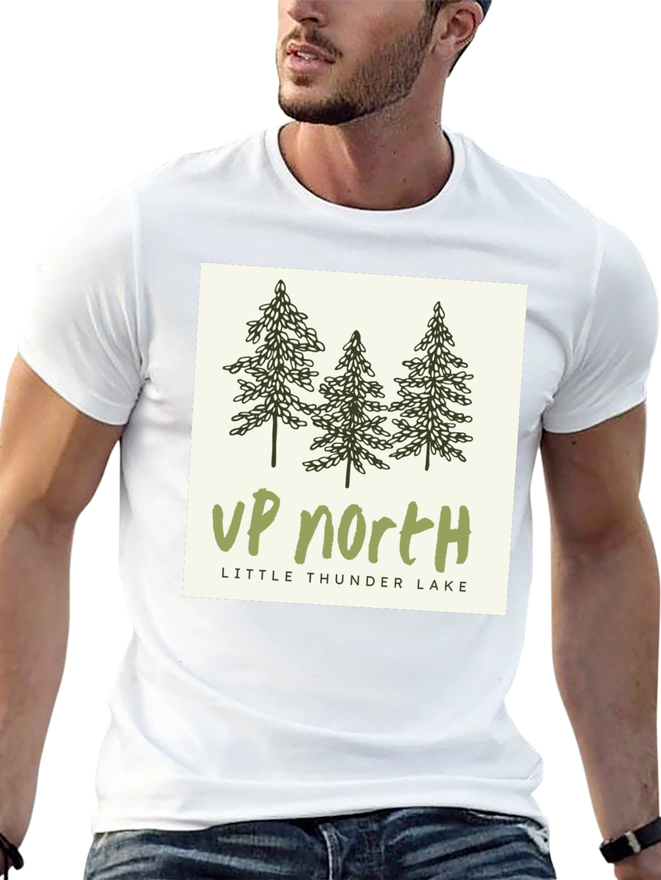 Up North Little Thunder Lake Graphic Tee