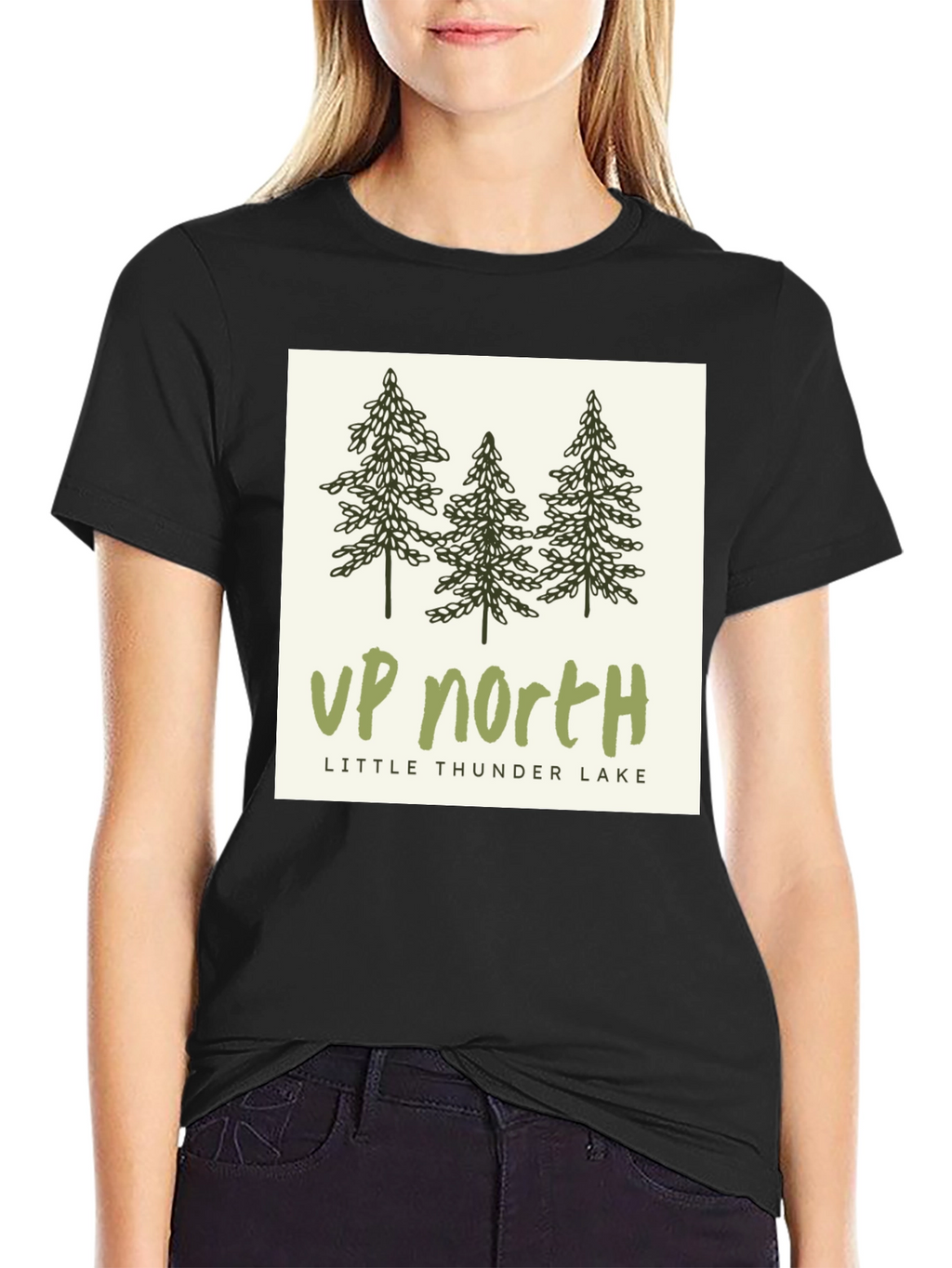 Up North Little Thunder Lake Graphic Tee