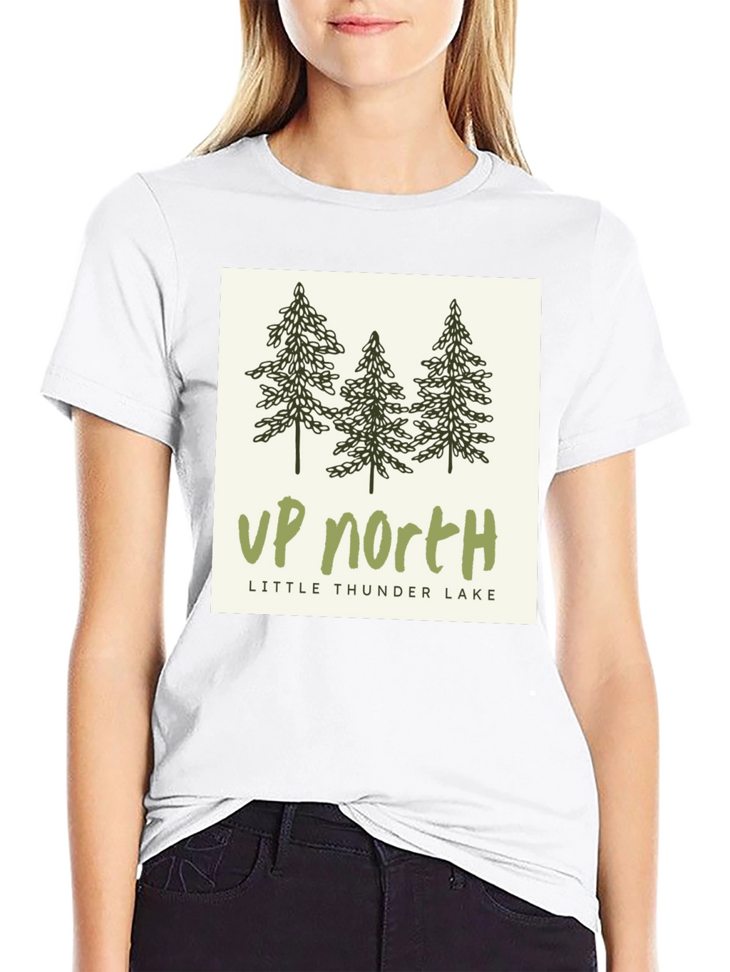 Up North Little Thunder Lake Graphic Tee