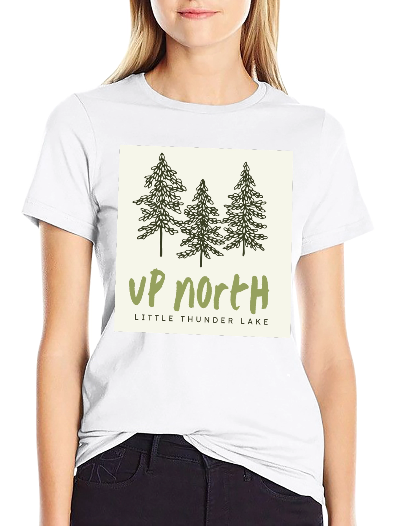 Up North Little Thunder Lake Graphic Tee